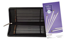Nova Cubics Platina Straight Needle Set 10" (25cm)