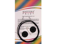 CORDS  Black  with silver connectors (with 1 cord key & 2 end caps)